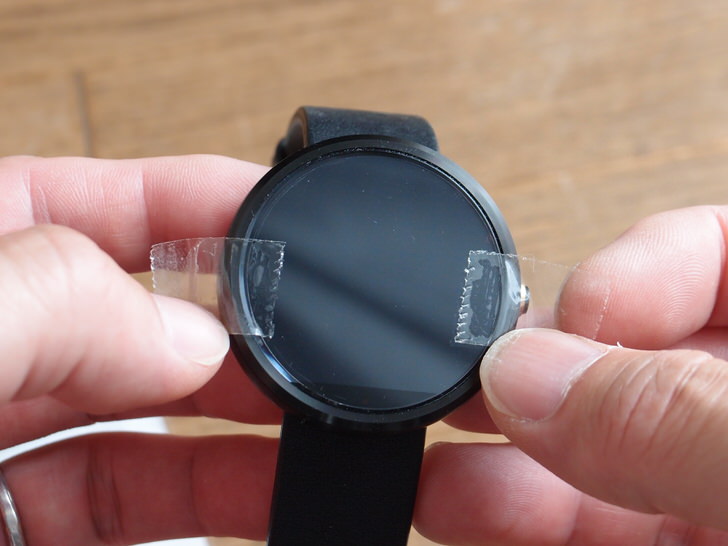 moto360保護フィルム