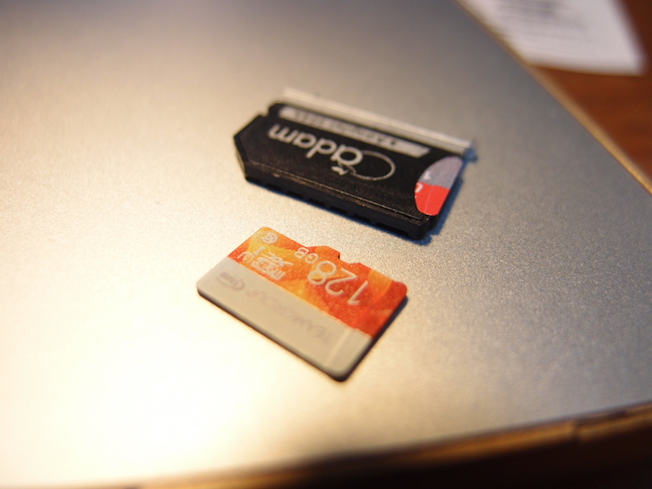 TEAMGROUPのmicroSD 128GB