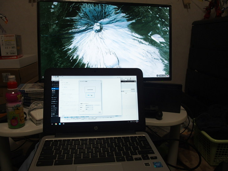 ChromeBookとフルHDディスプレイつなぐHDMIケーブル